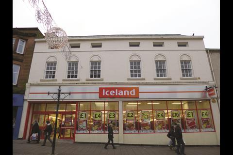 Dumfries Woolworths in now an Iceland store